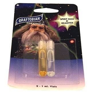 Spirit Gum and Remover Combo Pack 2 1ml Vials by Graftobian