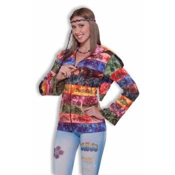 Hippie - Hooded Rainbow Jacket 14-16