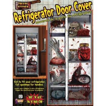 Refrigerator Door Cover - Creepy Kitchen