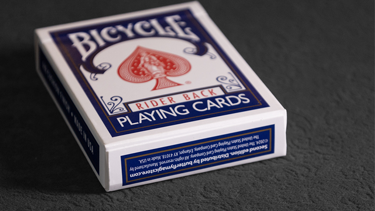 Marked Bicycle Rider Back Blue by Ondrej Psenicka