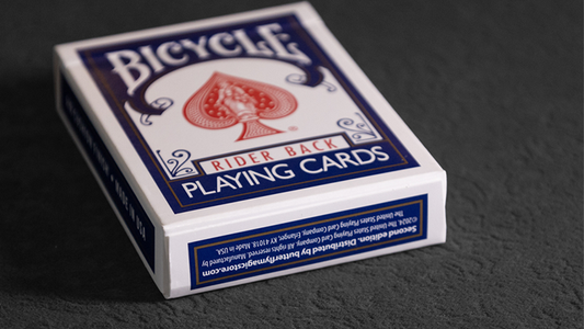 Marked Bicycle Rider Back Blue by Ondrej Psenicka