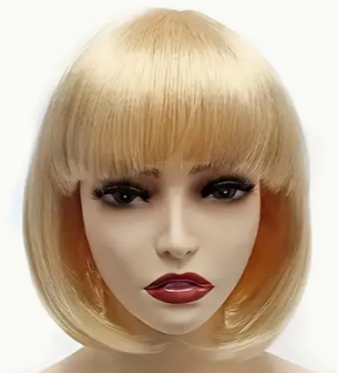 12 inch Blonde Bob Wig