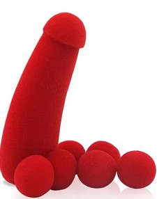 Sponge Ding Dong 5.3 inch with 1 inch Sponge Balls by Ronjo