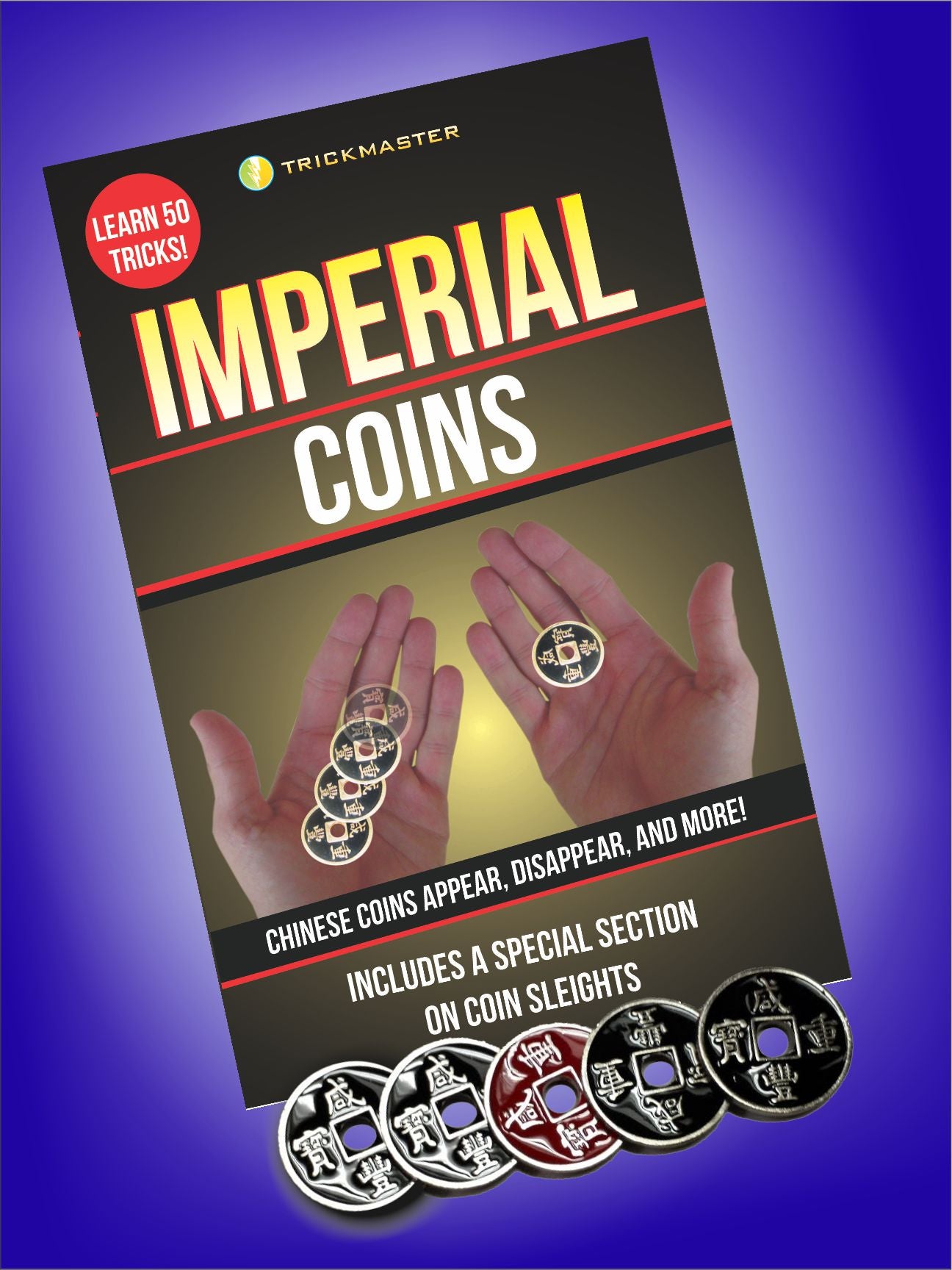 Imperial Coins w/Book Kit by Trickmaster Magic