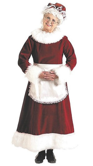 Deluxe Mrs. Claus - Adult Choose Size