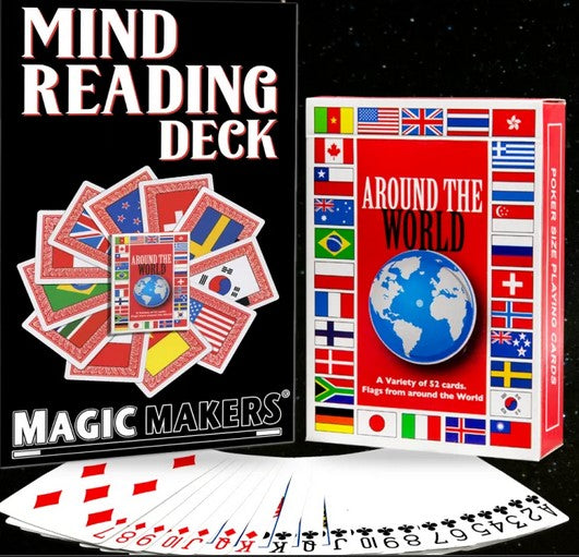 Around The World Mind Reading Deck by Magic Makers
