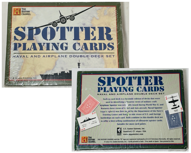 History Channel Spotter Playing Cards by U.S. Games