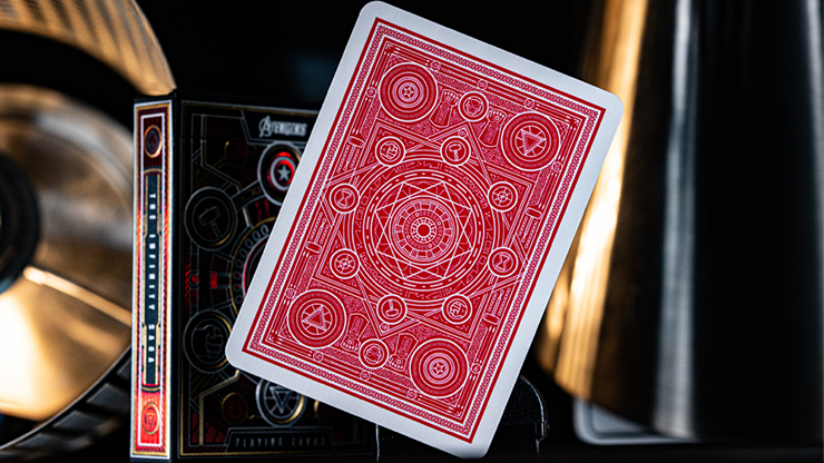 Avengers Red Edition Playing Cards by theory11