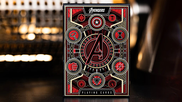 Avengers Red Edition Playing Cards by theory11