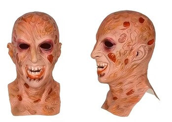 Mask Nightmarish Burn Victim With Teeth