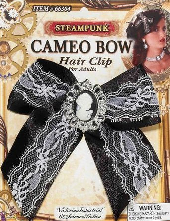 Cameo Bow Hair Clip (C13)