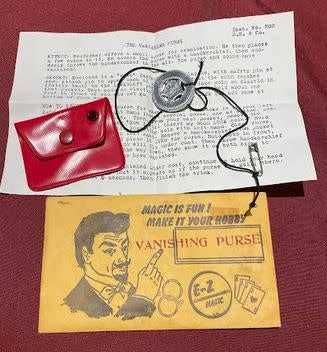 Vanishing Purse by E-Z Magic VINTAGE NEW