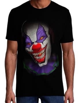 T-Shirt Creepy The Clown Size Lg 42-46