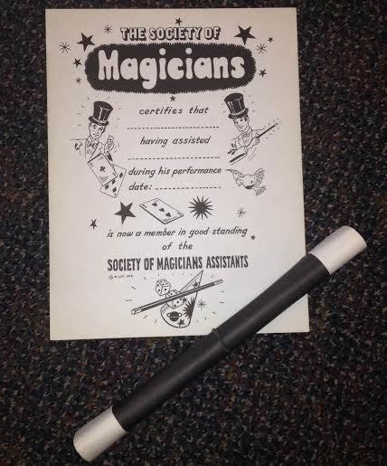 Magicians Assistants Certificates - N. Litt M5