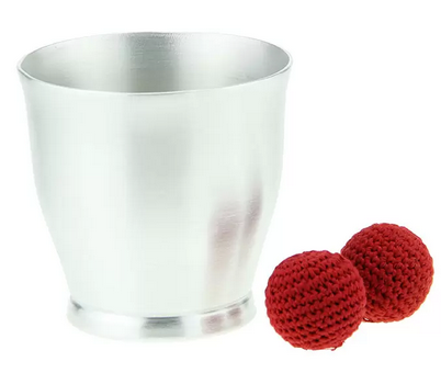 Chop Cup Wide Mouth Silver - Import