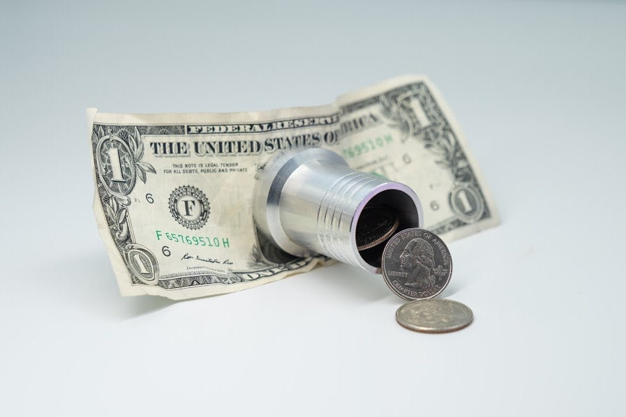 Coin Tube, Metal - Battery Model by Ronjo