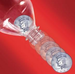 Folding Half Dollar - Coin In The Bottle