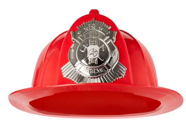 Deluxe Fire Hat - Red