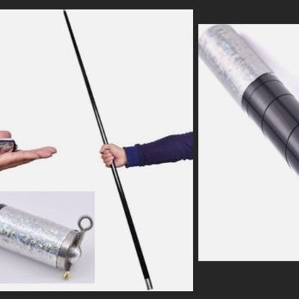 Appearing Cane, Metal - Black Import