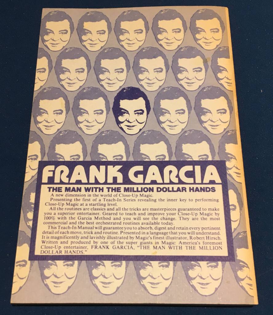 USED The Close-Up Magic of Frank Garcia Part I - Book VG RARE