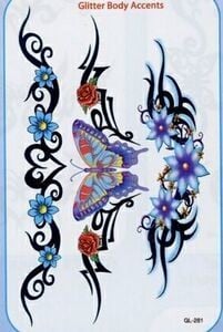 Body Accents Glitter Tattoos by Johnson And Mayer