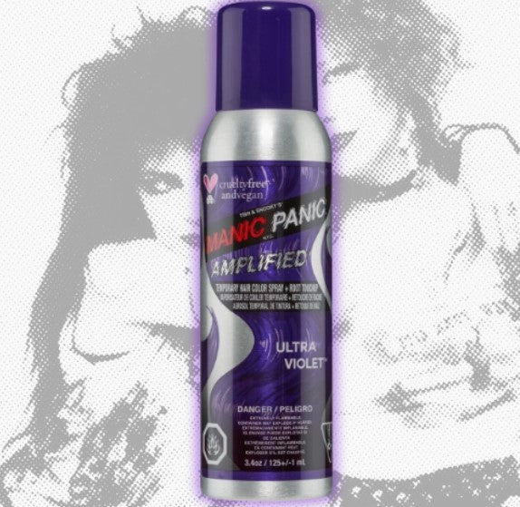 Amplified™ Temporary Hair Color Spray 3.4 oz. by Manic Panic - Choose Color
