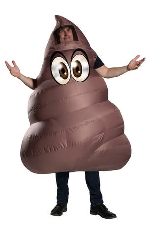 Poop Emoji Inflatable Adult One Size