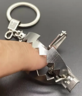 Keychain Mini Animal Trap Real Working