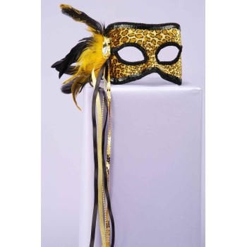 Leopard Venetian Mask MJ569