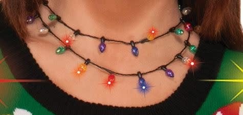 Christmas Bulb Necklace - Light Up by Forum Novelties