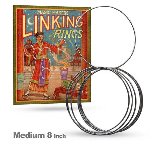 Linking Rings 8 inch Medium by Magic Makers