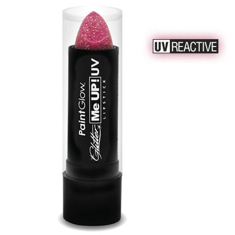 Champagne Pink Neon UV Glitter Lipstick 5G