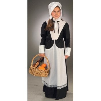 Child Pilgrim Girl Medium 8-10 by Forurm Novelties