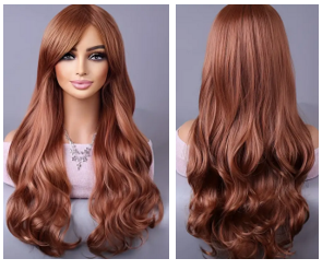 28 in Glamorous With Bangs Wig