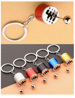 Keychain 6 Speed Gear Shifter Assorted Colors