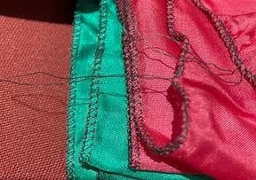 USED Silk 30 Foot x 3 Inch Rainbow Streamer with Pocket by The Magic Hands