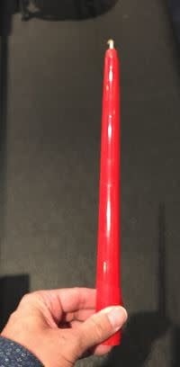 USED Vanishing Candle To Silk, Red by Fantasio (ring missing)