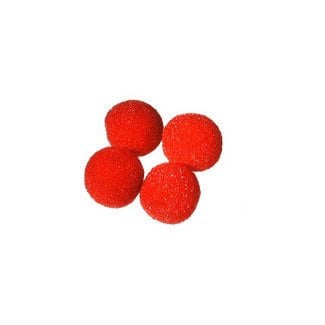 Magic One Inch 1 inch Sponge Balls, Super Soft - Red by Magic By Gosh (M13) – Ronjo's ...