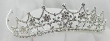 Tiara Rhinestone 4035S 1.5 inch tall