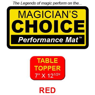 Table Topper Close-Up Mat Red Performance – Ronjo's Magic and Costumes