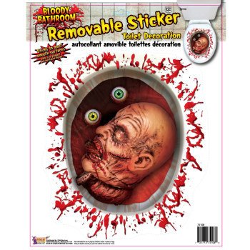 Bloody Bathroom - Toilet Seat Removable Sticker