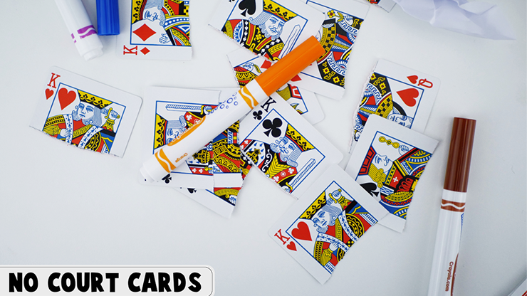 Bicycle Colors by Jordan Victoria Red deck  11 routines