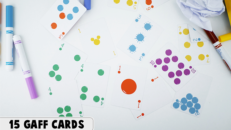 Bicycle Colors by Jordan Victoria Red deck  11 routines