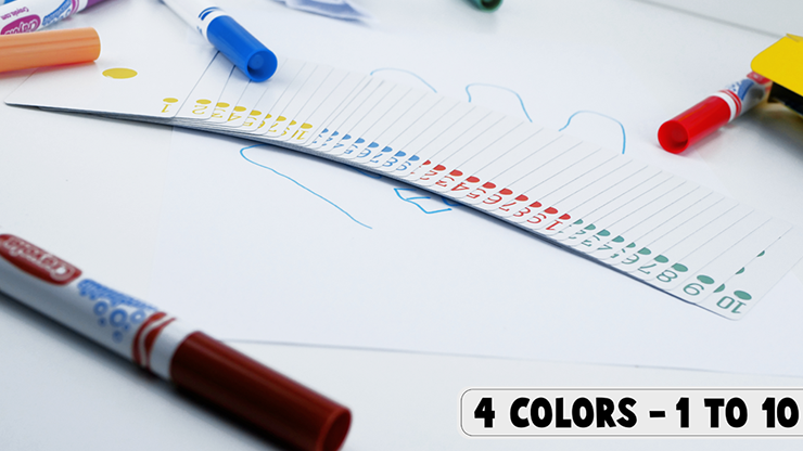 Bicycle Colors by Jordan Victoria Red deck  11 routines