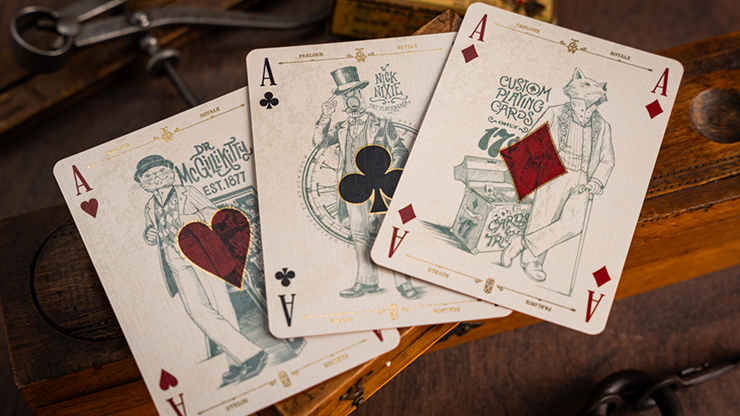 The Parlour Royale Ivory Edition Red Edge Printing Playing Cards