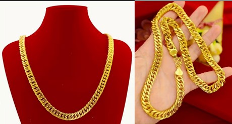 24 inch Gold Chain Necklace - Metal