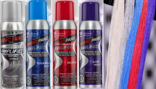 Amplified™ Temporary Hair Color Spray 3.4 oz. by Manic Panic - Choose Color