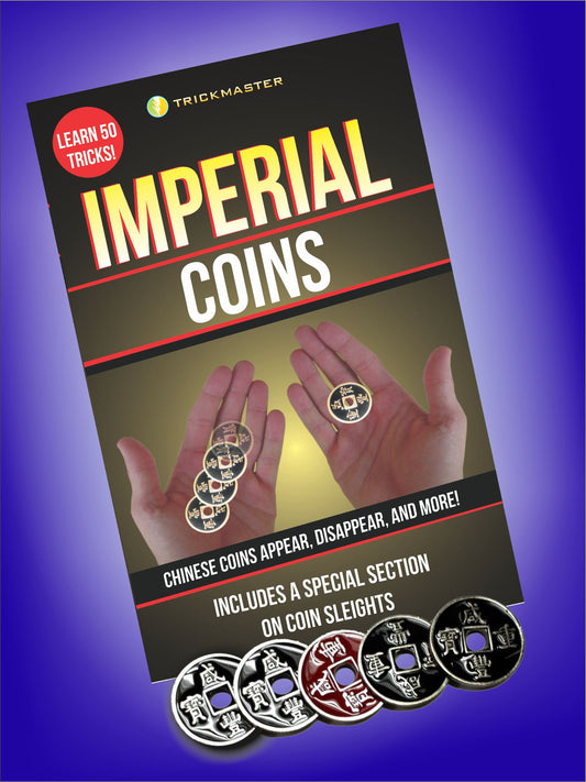 Imperial Coins w/Book Kit by Trickmaster Magic
