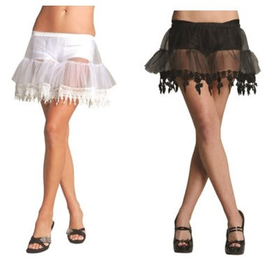 Teardrop Lace Petticoat 15 inch - Choose Color