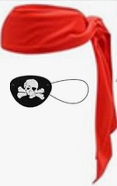 Pirate Bandana and Eye Patch